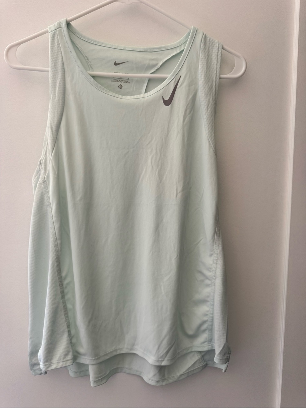 Nike Women’s Mint Green Dri-FIT Running Singlet